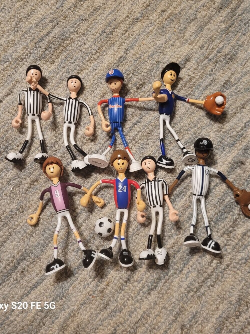 Vintage Bendos Sports Figures
